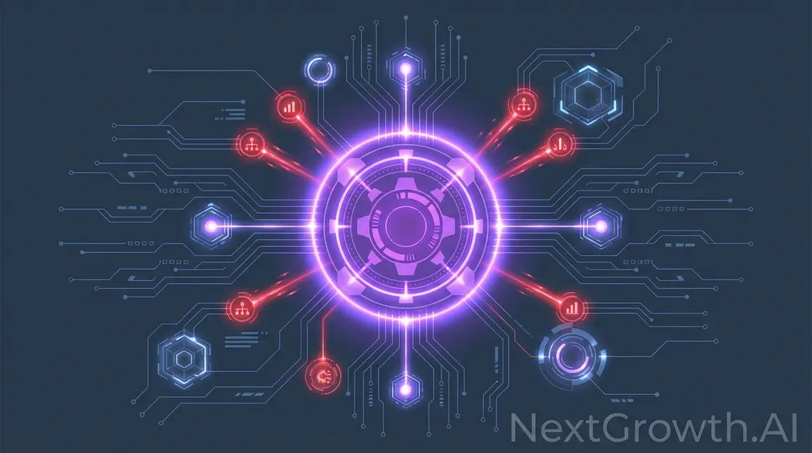 An architectural diagram of the n8n error handling 'Mission Control' system, showing errors being centralized.