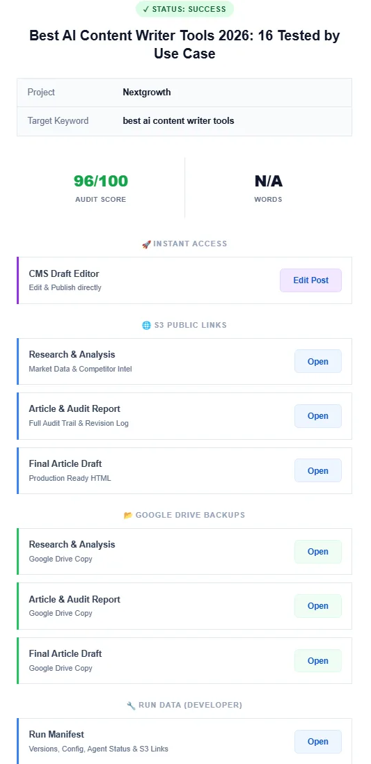 SEVOsmith v2.2.0 full system — main orchestrator calling 5 independent sub-workflows