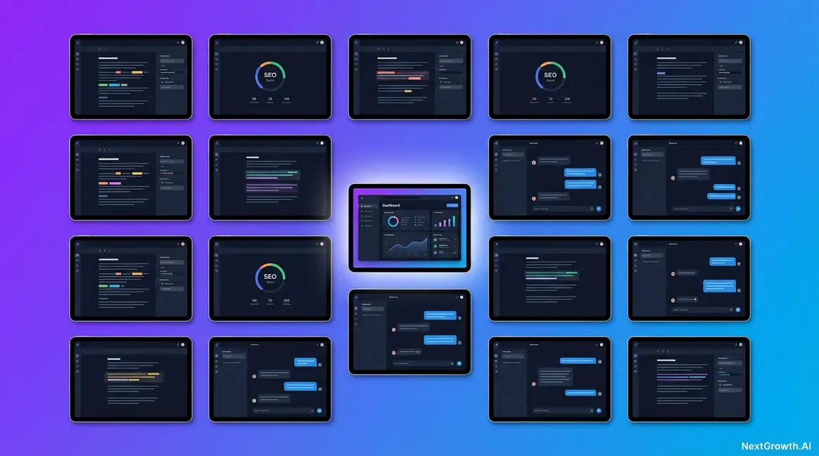 Best AI content writer tools 2026 comparison grid showing 16 tools ranked by use case