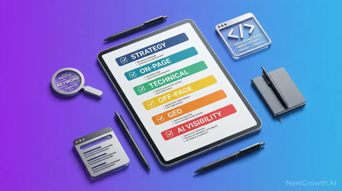 SEO Content Checklist: 22+ Practices AI Writers Skip