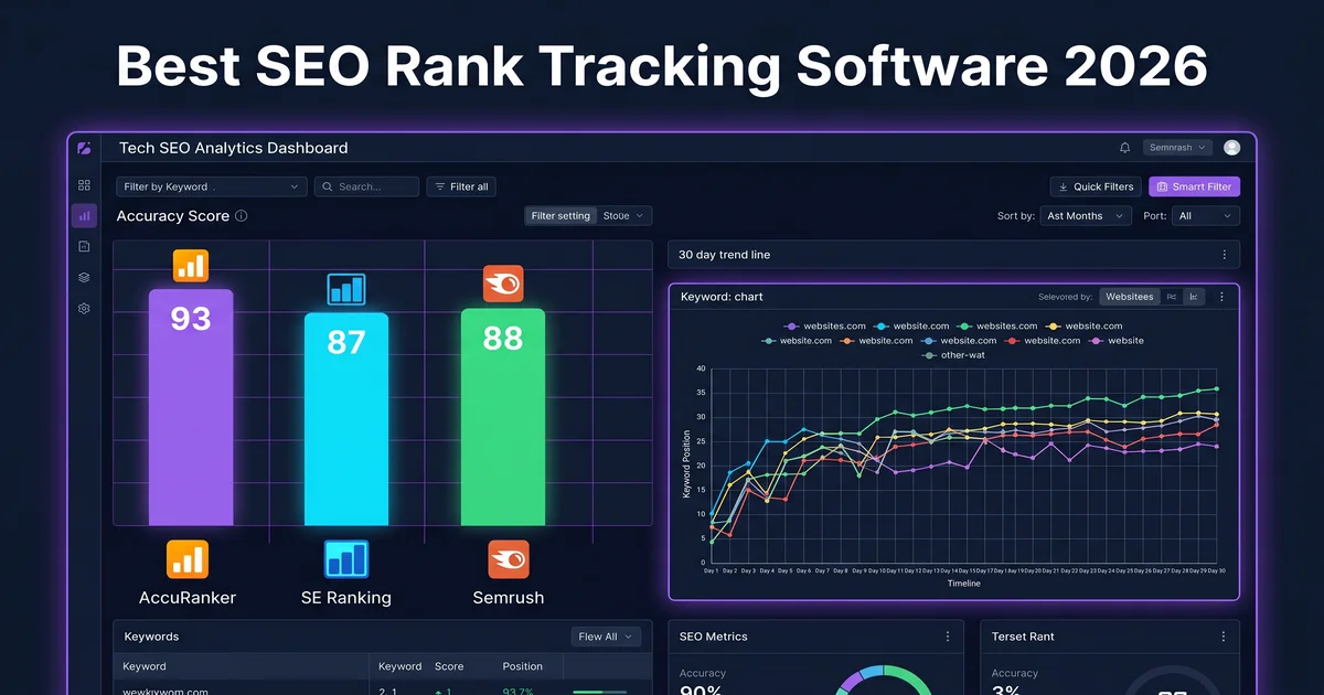 Best SEO Rank Tracking Software 2026: Top 10 Tested