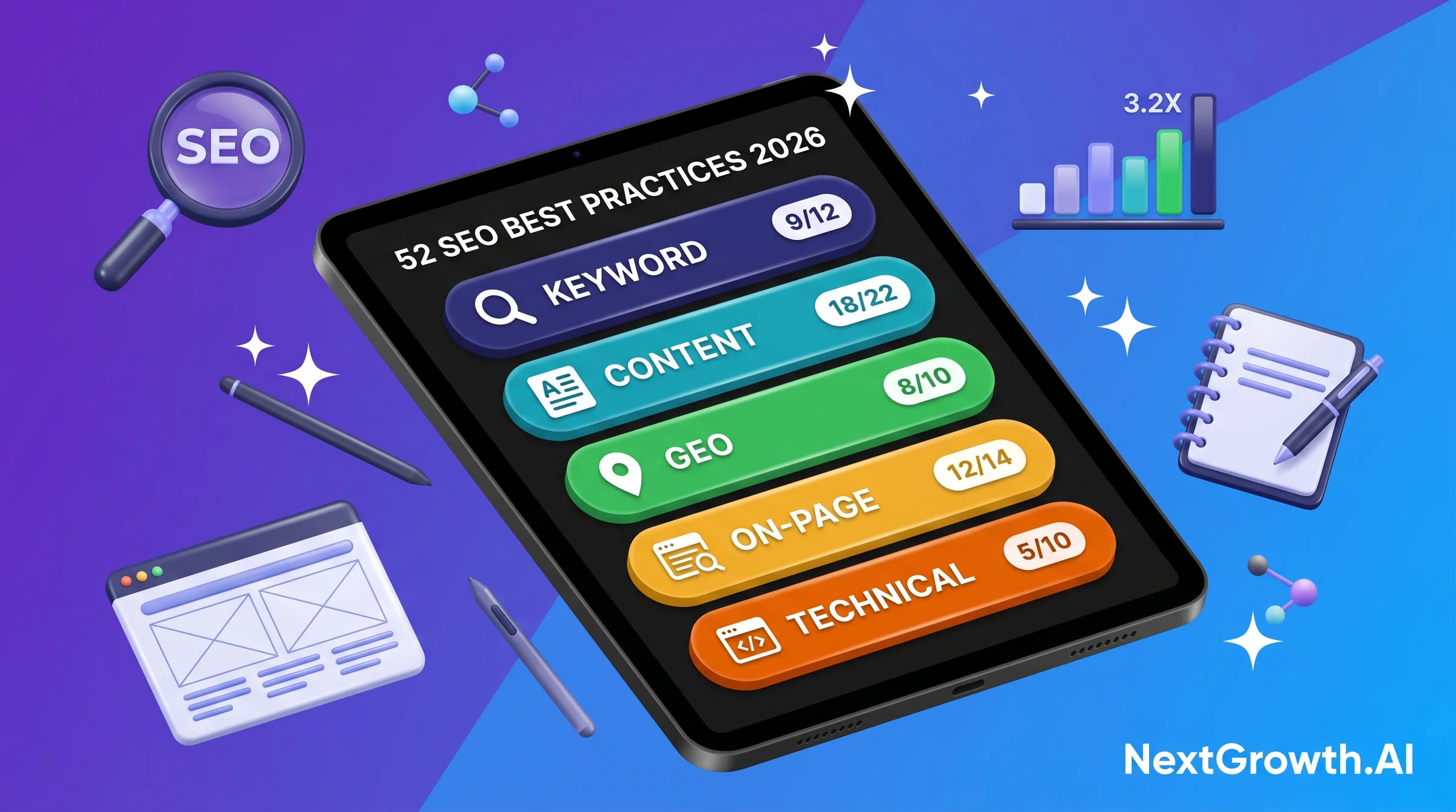 52 SEO Best Practices 2026: Complete Pillar Playbook