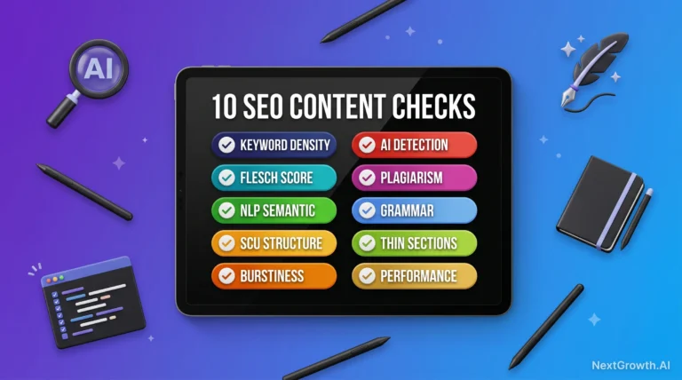 SEO Content Optimization: 10 Checks AI Writers Skip (2026)