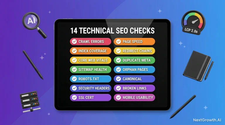 Technical SEO Checklist 2026: 14 Checks for Top Rankings
